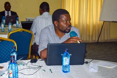 Mr. Ochieng' Oreyo E. speaking at a Ramrod event