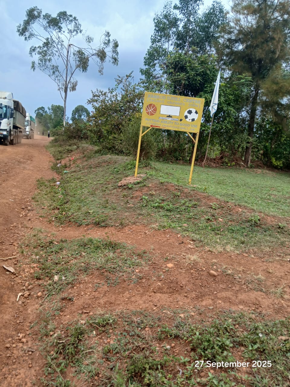 Roadside sign